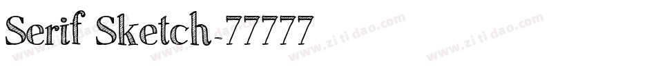 Serif Sketch字体转换